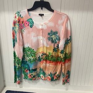 Talbots White Knit Sweater